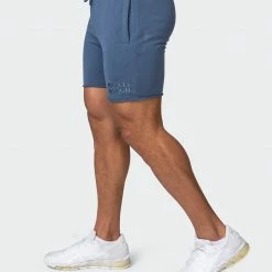 Muscle Nation In The Limelight Timeless Shorts - Denim Blue
