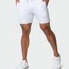 Muscle Nation In The Limelight Timeless Shorts - White Marl 2 Muscle Nation In The Limelight Timeless Shorts - White Marl