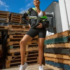 Muscle Nation Unisex Track Jacket - Black