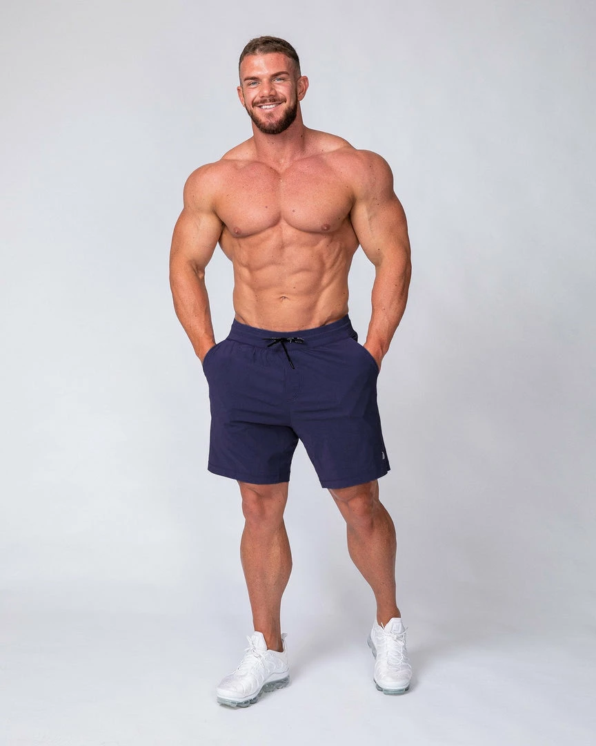 Muscle Nation Training Shorts - Navy 4 Muscle Nation Training Shorts - Navy