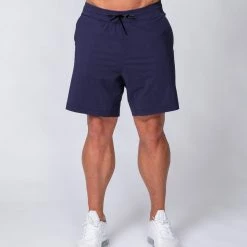 Muscle Nation Training Shorts - Navy 13 Muscle Nation Training Shorts - Navy