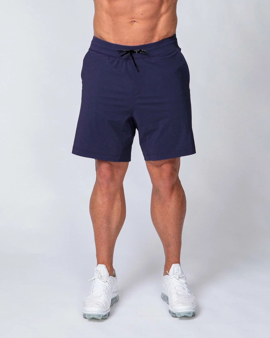 Muscle Nation Training Shorts - Navy 8 Muscle Nation Training Shorts - Navy