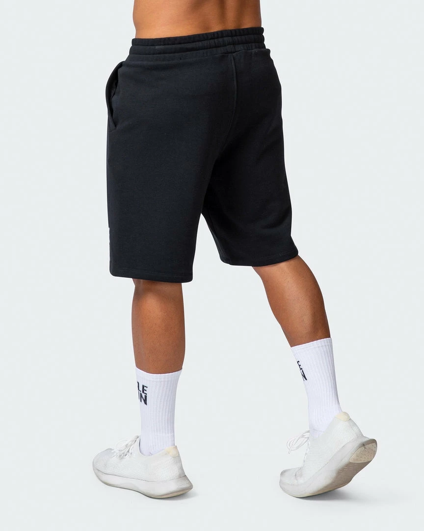 Muscle Nation Mens Unwind Shorts - Black 7 Muscle Nation Mens Unwind Shorts - Black