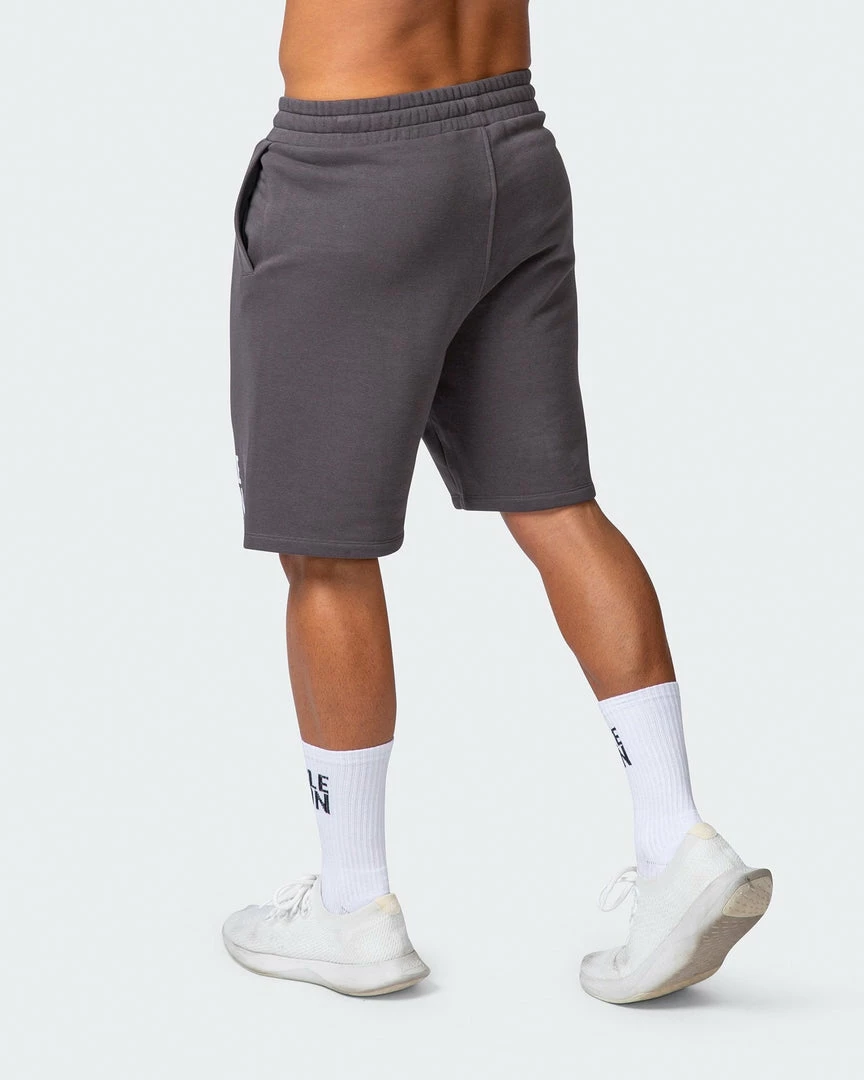 Muscle Nation Mens Unwind Shorts - Charcoal 8 Muscle Nation Mens Unwind Shorts - Charcoal