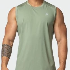 Muscle Nation Ventilation Tank - Sage Green