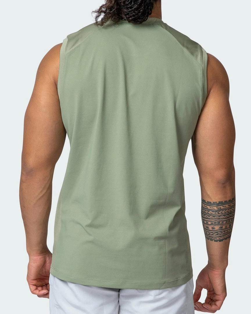 Muscle Nation Ventilation Tank - Sage Green 8 Muscle Nation Ventilation Tank - Sage Green