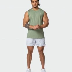 Muscle Nation Ventilation Tank - Sage Green 15 Muscle Nation Ventilation Tank - Sage Green