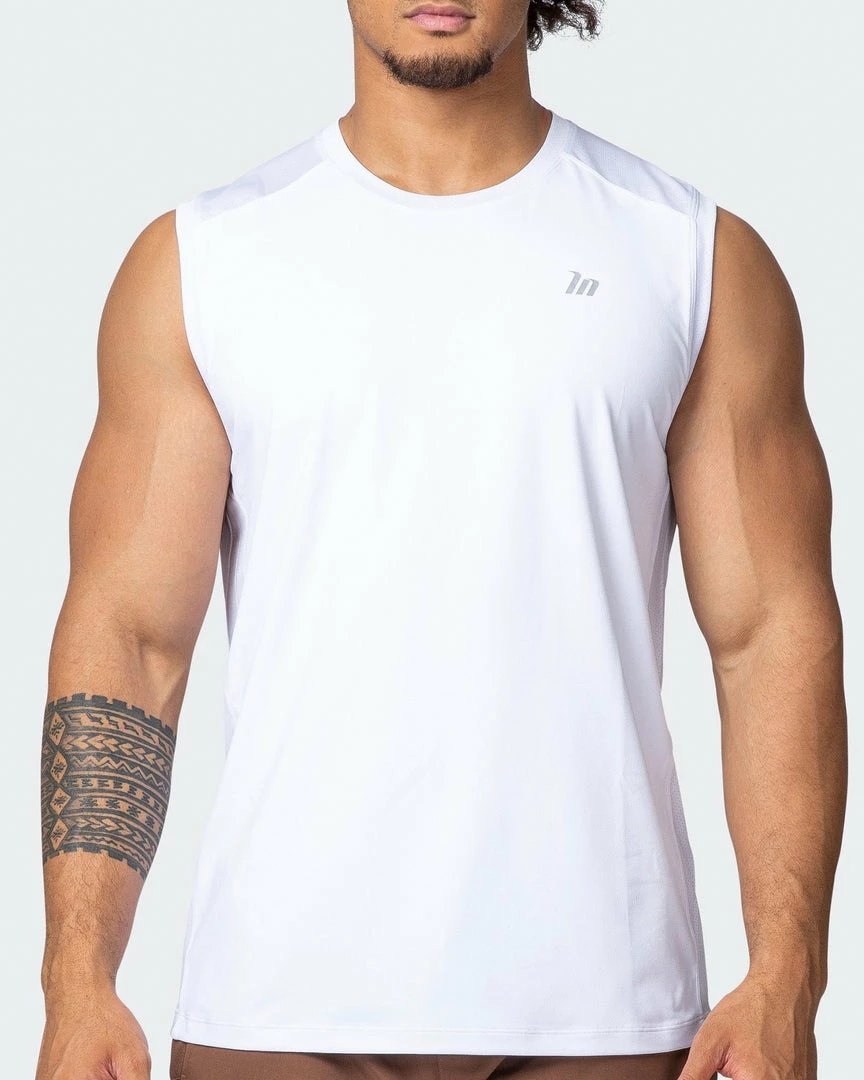 Muscle Nation Ventilation Tank - White 4 Muscle Nation Ventilation Tank - White