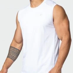 Muscle Nation Ventilation Tank - White 11 Muscle Nation Ventilation Tank - White