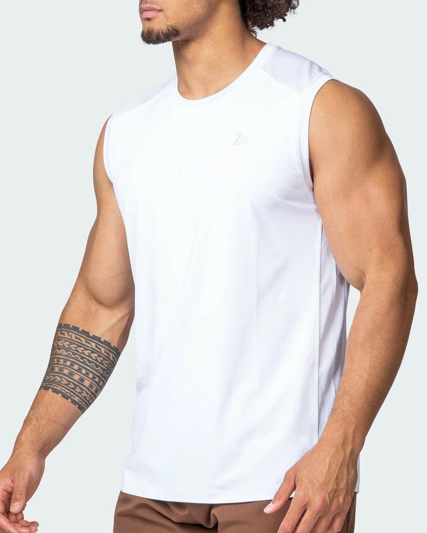 Muscle Nation Ventilation Tank - White 5 Muscle Nation Ventilation Tank - White
