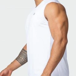 Muscle Nation Ventilation Tank - White 12 Muscle Nation Ventilation Tank - White