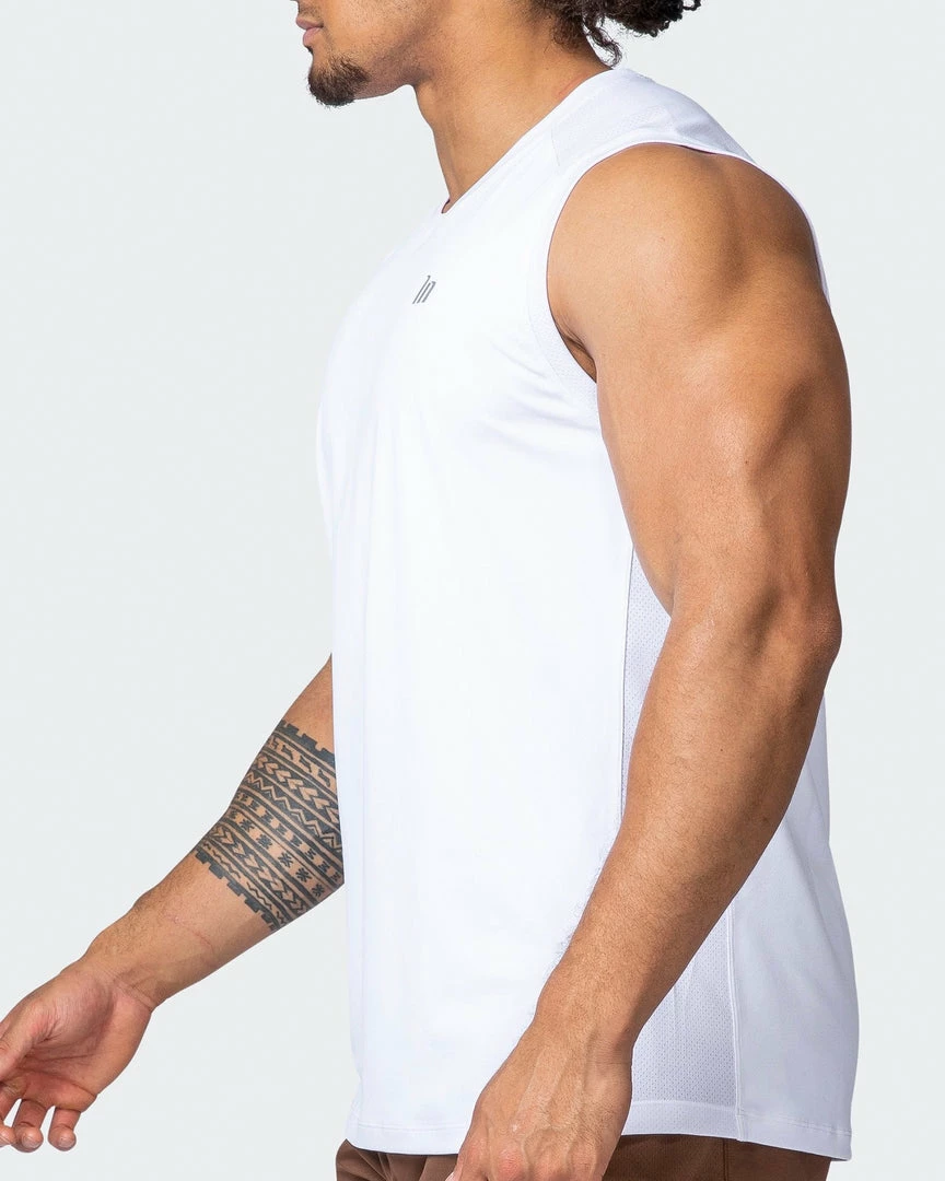 Muscle Nation Ventilation Tank - White 6 Muscle Nation Ventilation Tank - White