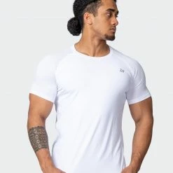 Muscle Nation Ventilation Tee - White In The Limelight