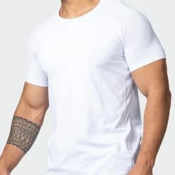 Muscle Nation Ventilation Tee - White In The Limelight