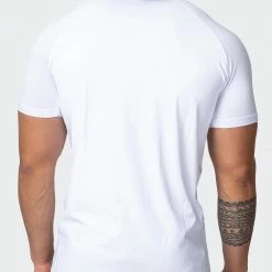 Muscle Nation Ventilation Tee - White In The Limelight