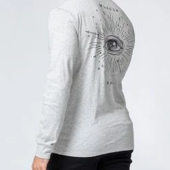 Muscle Nation Winter Vintage Long Sleeve - Cosmic Washed Light Grey 13 Muscle Nation Winter Vintage Long Sleeve - Cosmic Washed Light Grey