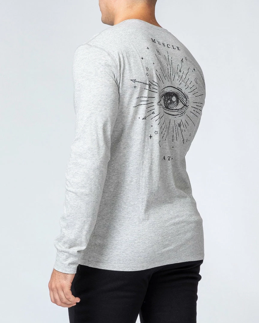Muscle Nation Winter Vintage Long Sleeve - Cosmic Washed Light Grey 6 Muscle Nation Winter Vintage Long Sleeve - Cosmic Washed Light Grey