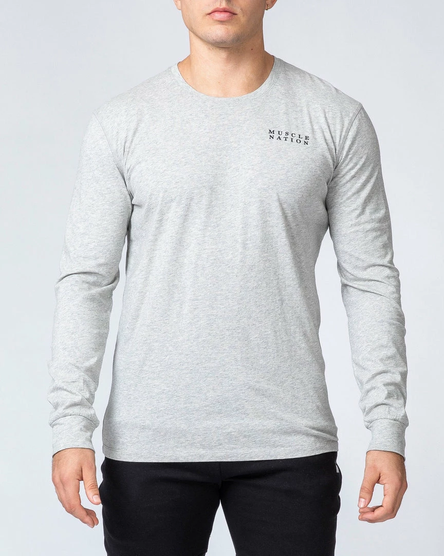 Muscle Nation Winter Vintage Long Sleeve - Cosmic Washed Light Grey 9 Muscle Nation Winter Vintage Long Sleeve - Cosmic Washed Light Grey