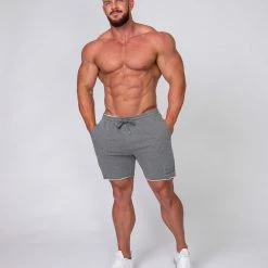 Muscle Nation Vintage Shorts - Charcoal