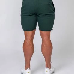 Muscle Nation Mens Vintage Shorts - Emerald Green