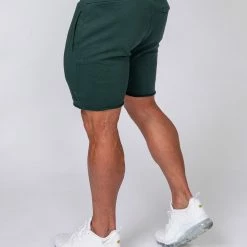 Muscle Nation Mens Vintage Shorts - Emerald Green 13 Muscle Nation Mens Vintage Shorts - Emerald Green