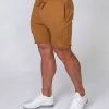 Muscle Nation Vintage Shorts - Latte 2 Muscle Nation Vintage Shorts - Latte