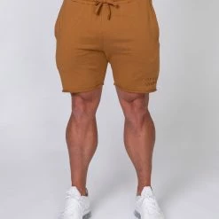 Muscle Nation Vintage Shorts - Latte