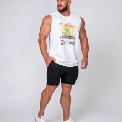 Muscle Nation Mens Vintage Tank - Lambo