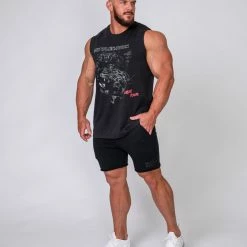 Muscle Nation Vintage Tank - Leopard