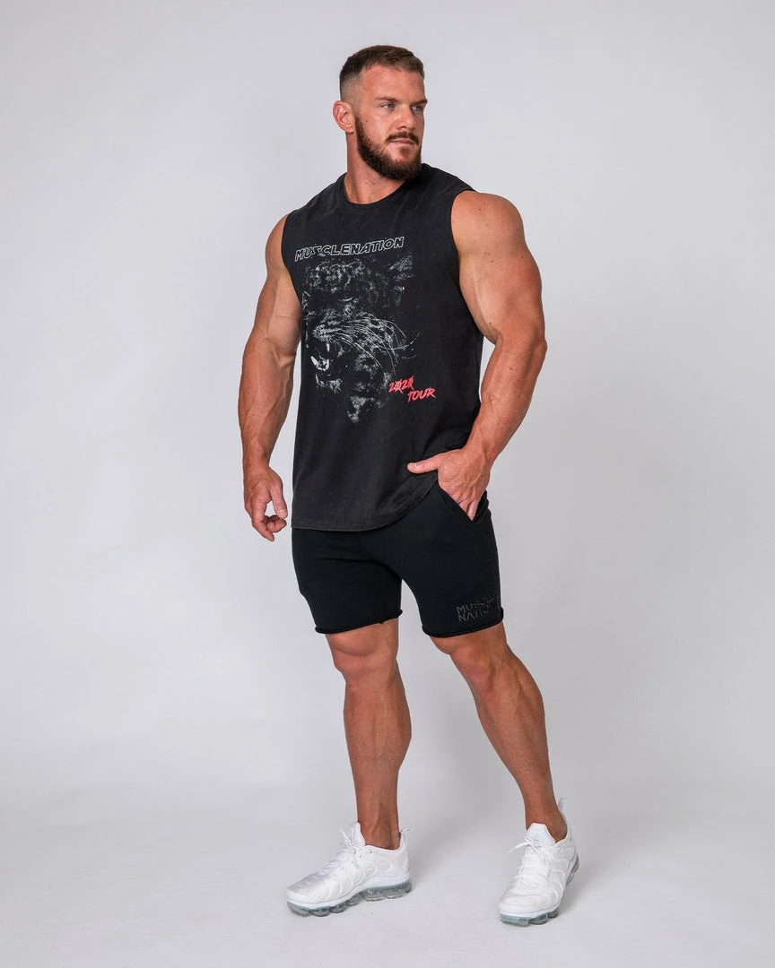 Muscle Nation Vintage Tank - Leopard 3 Muscle Nation Vintage Tank - Leopard