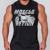 Muscle Nation Mens Vintage Tank - Motorbike