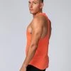 Muscle Nation Y Back Singlet - Hot Coral Mens