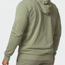 Muscle Nation Zip Up Hoodie - Sage Green Athletica