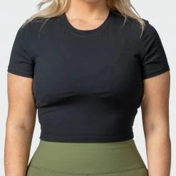 Muscle Nation MN Everyday Cropped Tee - Black
