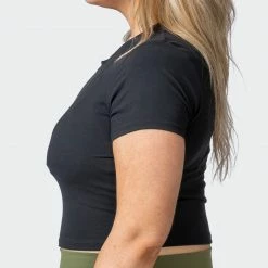 Muscle Nation MN Everyday Cropped Tee - Black