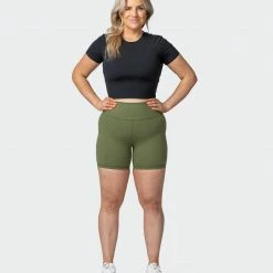 Muscle Nation MN Everyday Cropped Tee - Black