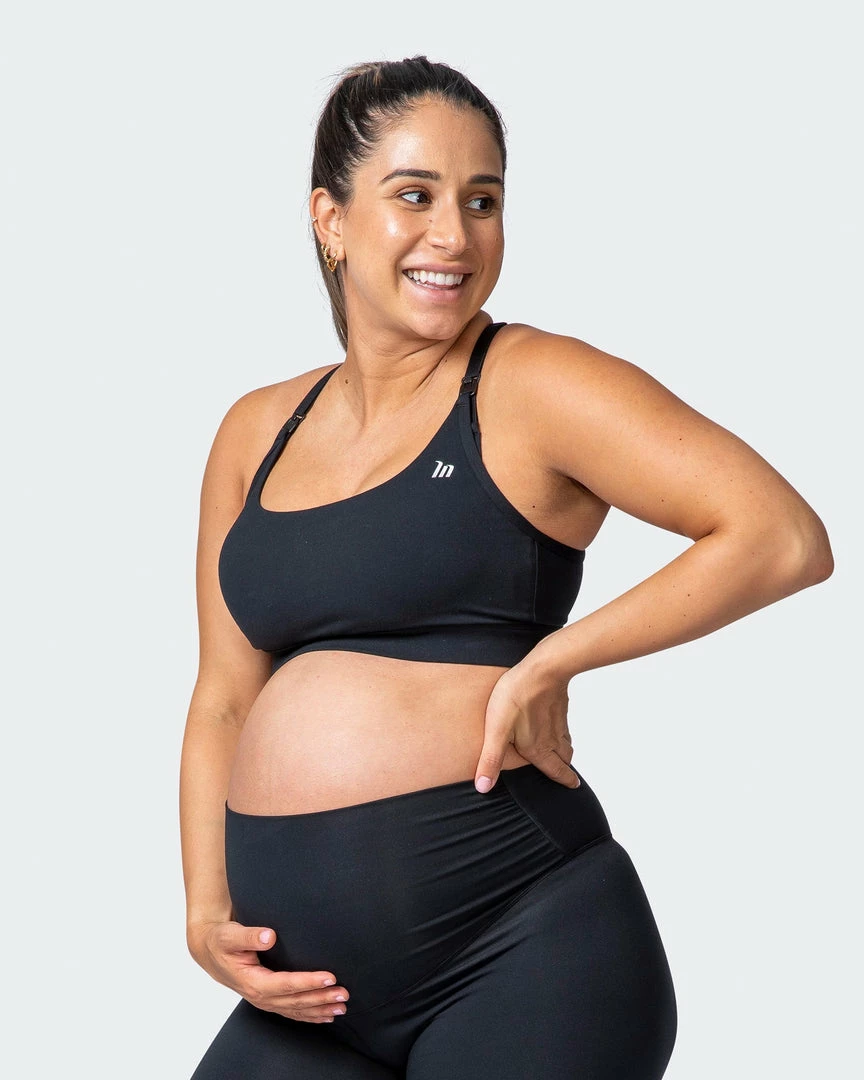 Muscle Nation 30% EOFY SALE MN Everyday Maternity Bra - Black 3 Muscle Nation 30% EOFY SALE MN Everyday Maternity Bra - Black