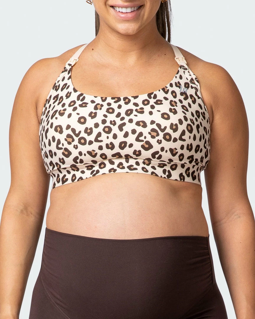 Muscle Nation MN Everyday Maternity Bra - Cheetah Print 5 Muscle Nation MN Everyday Maternity Bra - Cheetah Print