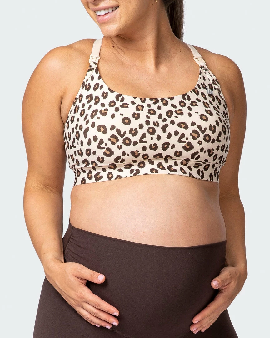 Muscle Nation MN Everyday Maternity Bra - Cheetah Print 8 Muscle Nation MN Everyday Maternity Bra - Cheetah Print