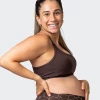 Muscle Nation 30% EOFY SALE MN Everyday Maternity Bra - Cocoa