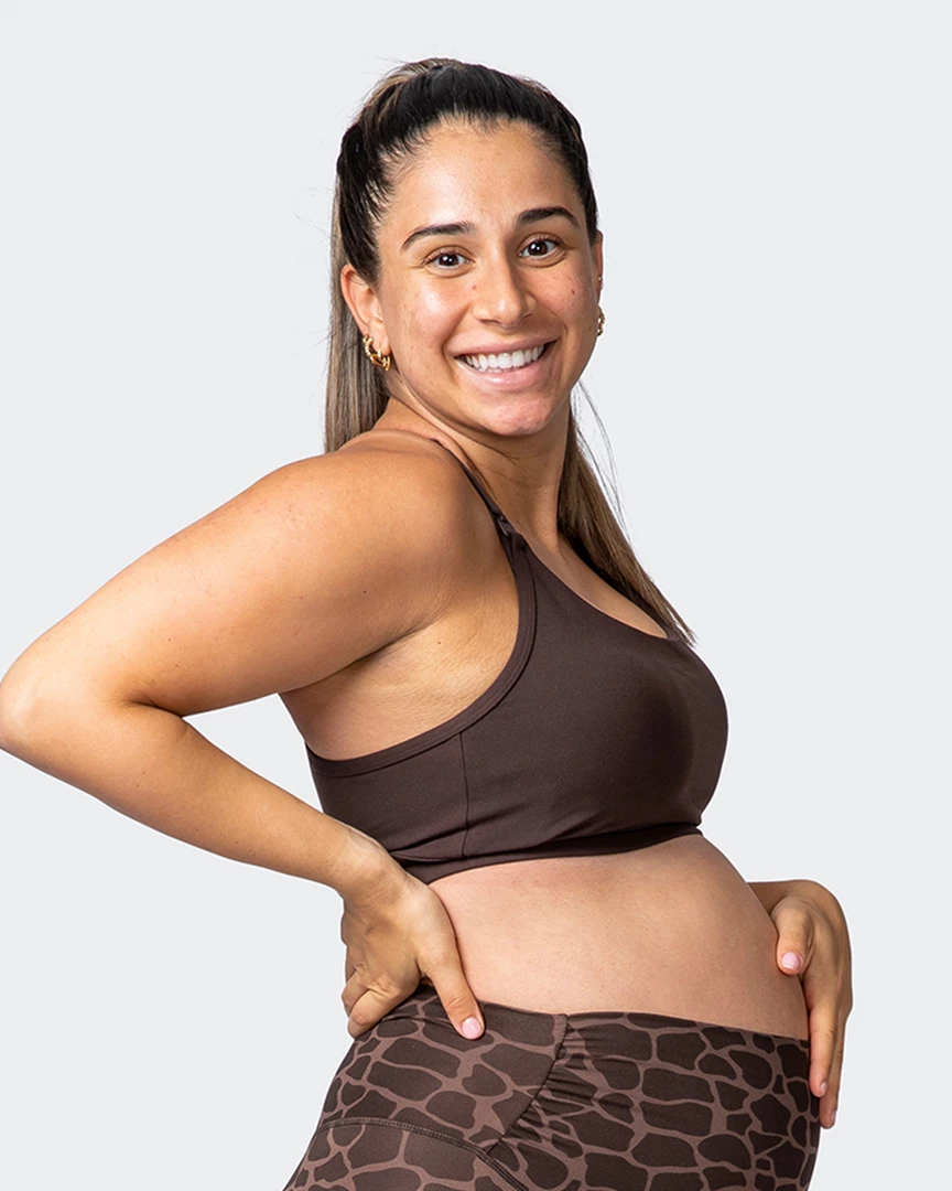 Muscle Nation 30% EOFY SALE MN Everyday Maternity Bra - Cocoa 3 Muscle Nation 30% EOFY SALE MN Everyday Maternity Bra - Cocoa