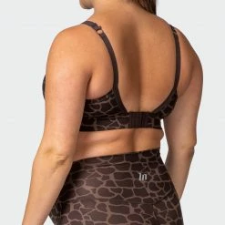 Muscle Nation MN Everyday Maternity Bra - Tonal Giraffe Print