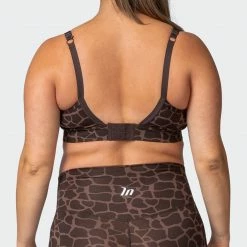 Muscle Nation MN Everyday Maternity Bra - Tonal Giraffe Print