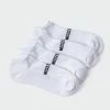 Muscle Nation MN Unisex Ankle Socks 2 Pack - White