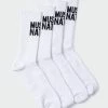 Muscle Nation MN Unisex Crew Socks 2 Pack - White 30% EOFY SALE 2 Muscle Nation MN Unisex Crew Socks 2 Pack - White 30% EOFY SALE
