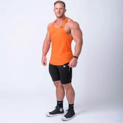 Muscle Nation MN Y Back Singlet - Orange Mens