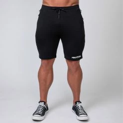 Muscle Nation MNation Tapered Fit Shorts - Black 30% EOFY SALE