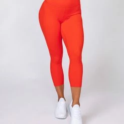 Muscle Nation Non Scrunch Motion 7/8 Leggings - Infrared 12 Muscle Nation Non Scrunch Motion 7/8 Leggings - Infrared