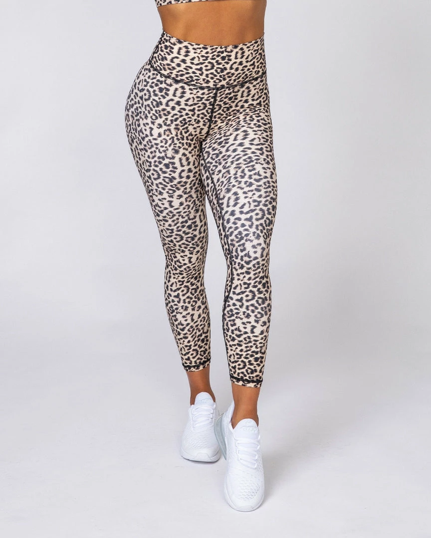 Muscle Nation Motion 7/8 Leggings - Yellow Leopard Non Scrunch 4 Muscle Nation Motion 7/8 Leggings - Yellow Leopard Non Scrunch