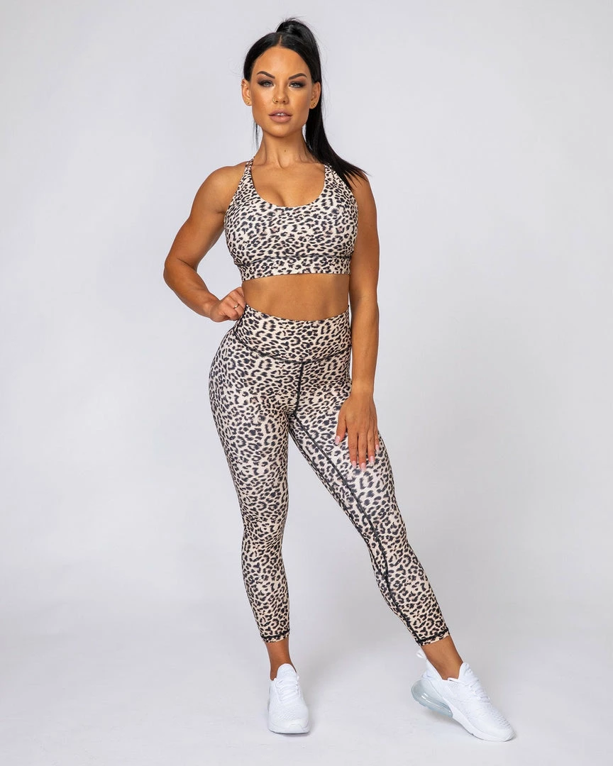 Muscle Nation Motion 7/8 Leggings - Yellow Leopard Non Scrunch 6 Muscle Nation Motion 7/8 Leggings - Yellow Leopard Non Scrunch